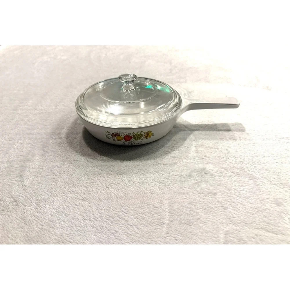 Corning Ware Le Persil Spice O Life 6.5 Skillet P-83-B with Pyrex Lid P-83-C
